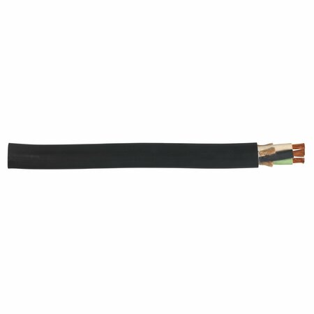 PRYSMIAN UL SOOW Portable Cord, 10 AWG, 104 Strand, 2C, CPE, Black, Sold by the FT 02767.41T.01